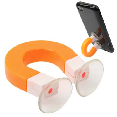 Your Magnet Horseshoe Style Magnetic Stand for Mobilephone Device or iPod (Yellow)