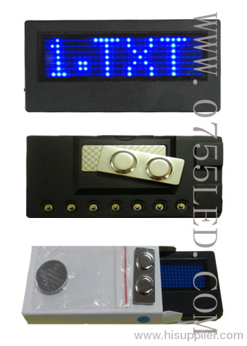 LED badge,LED display,LED mini board,LED name card