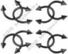 Captive Bead Ring CBR IP Black Plating Piercing Jewellery / Circular Barbell Ring