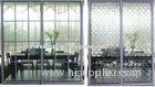 Frosted Glass Metal Room Divider, Interior Partition Sliding Doors With Aluminum Frame