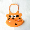 Infant bibs , silicone bibs with different animals printed