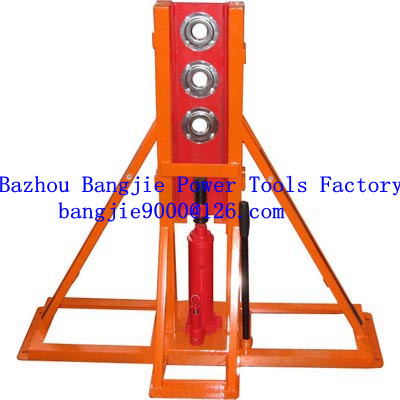 Multihole hydraulic cable drum jacks