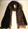 Acrylic woven winter scarf