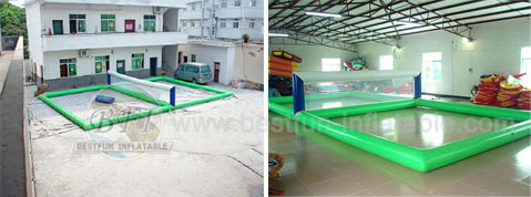 Popular Inflatable Volleyball Water Sports Park
