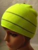 acrylic double layer knitted hat