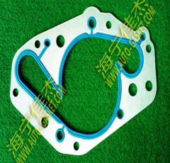 Rubber bonded aluminum gasket