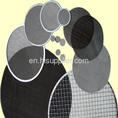 circular wire filter disc