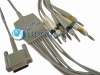 HP one piece 10-lead EKG cable with leadwires