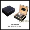 black matt finish cigar humidor set