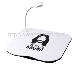 new design for led laptop cushion laptop table removable led lights