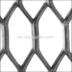 expanded metal rhomboidal mesh