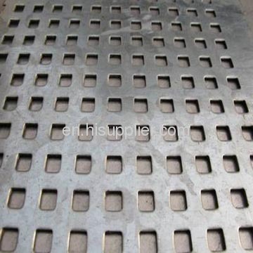 stainless steel square hole perforated metal