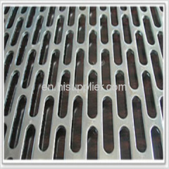 slot/oblong hole perforated mesh