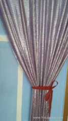 metallic cloth fabric curtain