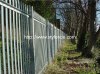 decorative metal palisade fence