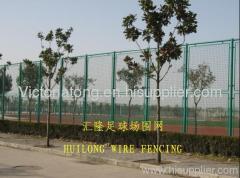 Sports field fence