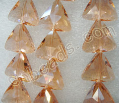 triangle Chinese cut crystal beads wholesale from China beads factory