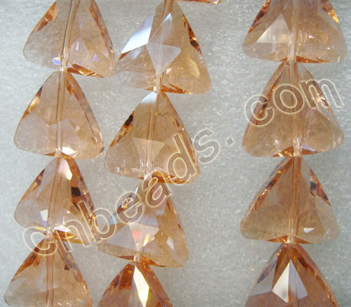 triangle Chinese cut crystal beads wholesale from China beads factory