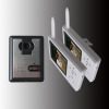 hand free 3.5 inch wireless video door phone intercom entry system with 300meters distance