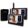 24 hours monitoring 3.5 inch touch key wireless video door phone bell entry intercom system