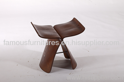 fashion style wooden yanagi butterfly stool living room stools