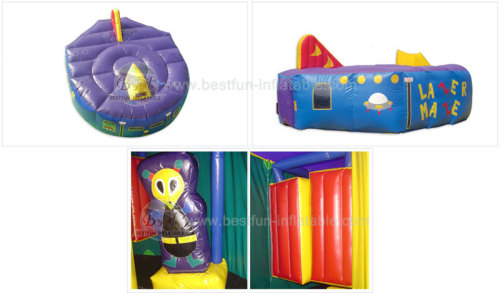 Halloween Haunted Inflatable Labyrinth Games