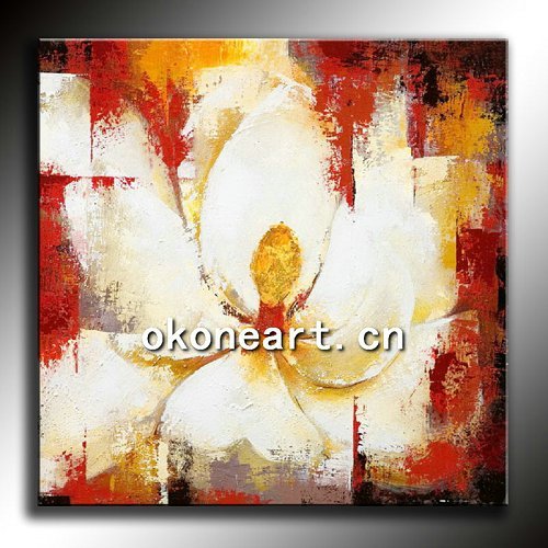 New style abstract lily flower oil painting