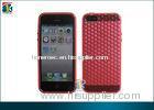 Custom Fashionable Red 3D Diamond Shape TPU Case for Iphone 5 TC-IPH5-T012
