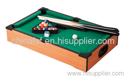 Mini Table Top Billiard Game Table Pool Table With Customized Sticker