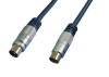 Coaxial TV Aerial Cable Male to Female With Metal Shell