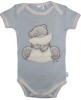 Short sleeve round neckline cotton baby bodysuits