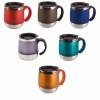 Promotion stainless steel mug with round shape