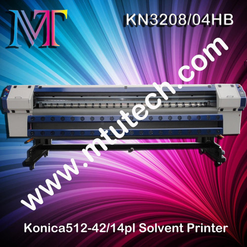 Large Format Solvent Printer with Konica heads 1440dpi 3.2m