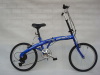 folding bicycle with powerful brake and specialized design