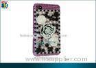 Diy Bling Diamond Case, Rhinestone Crystal Cover For Iphone 4 / 4s Protective Case