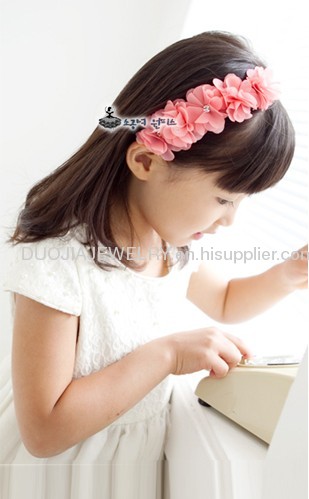 ETTS017 Beautiful Flower Shape Hair Band Children hair accessories, Children hair Ornament