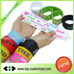 Custom kids slap bracelet