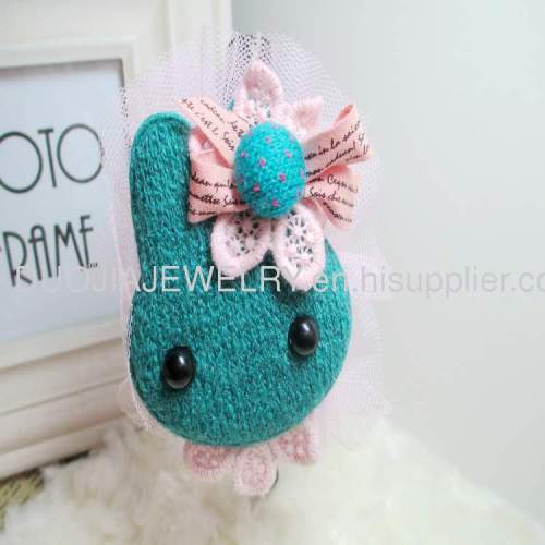 HandmadeFashion new type Children Hair accessories, Children Hair ornamentFG1209 Lovely Rabbit Head hair band 