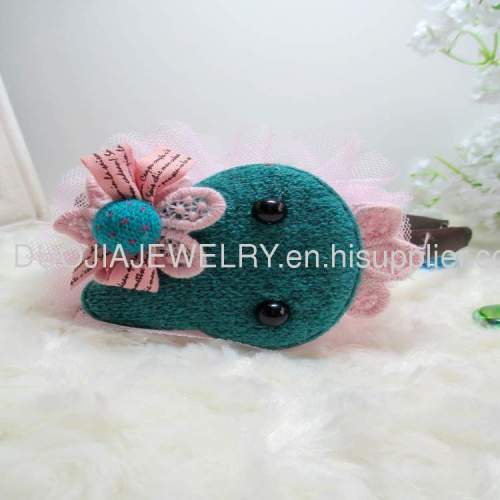 HandmadeFashion new type Children Hair accessories, Children Hair ornamentFG1209 Lovely Rabbit Head hair band 