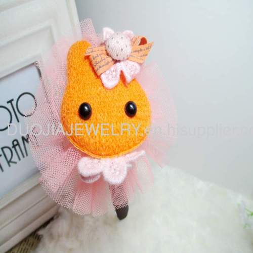 HandmadeFashion new type Children Hair accessories, Children Hair ornamentFG1209 Lovely Rabbit Head hair band 