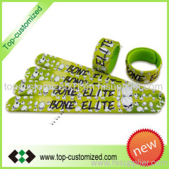 Wholesale silicone rubber slap bracelet