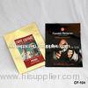 3-Side Sealed Sachet Coffee Bag, Foil Laminated Coffee Packaging Bags With Zipper