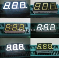 Ultra bright white cost-competitive 3 Digit Common Cathode 7 Segment LED Display