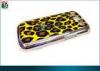 Durable Pc Chrome Plastic Protective Case For Galaxy S3 With Leopard Backside Sticker
