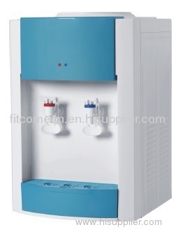 Table water dispenser with compressor