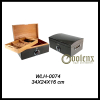 Carbon Fiber Cigar Wooden Humidor Box / with layer