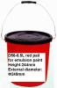 D56-6.5L red pail for emulsion paint