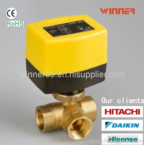 Electric Motorized Valve for fan coil units in HVAC