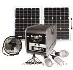 30w Solar Power System With Radio And Mp3 Functions