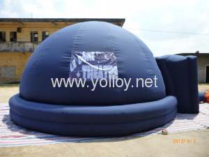 2 tube air lock sky planetarium dome for movie